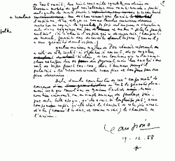 Manuscrit autographe de Giono